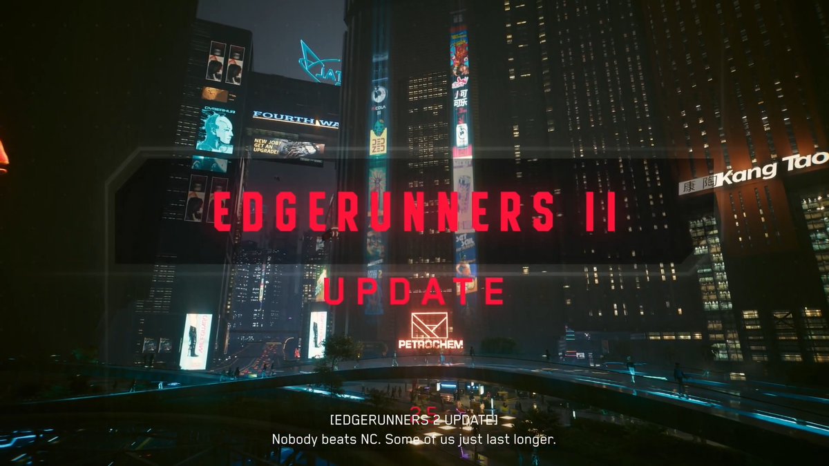 Thought you were done with Night City? Well, Night City isn't quite done with you. Patch notes for Cyberpunk 2077’s Edgerunners 2 Update (2.5) are now available for you to ready up and review before going live on the streets tomorrow. Jack in:
