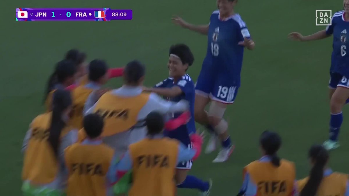 後半43分に生まれた待望の先制ゴール⚽✨ 途中出場の花城恵唯が豪快に突き刺す!💥 🏆FIFA U-17女子ワールドカップ モロッコ 2026 ⚔️グループステージ第2節 🇯🇵U-17日本女子代表 vs U-17フランス女子代表🇫🇷 📱DAZNで全試合無料ライブ配信 FIFA Women's World Cup #U17WWC #U17日本女子代表