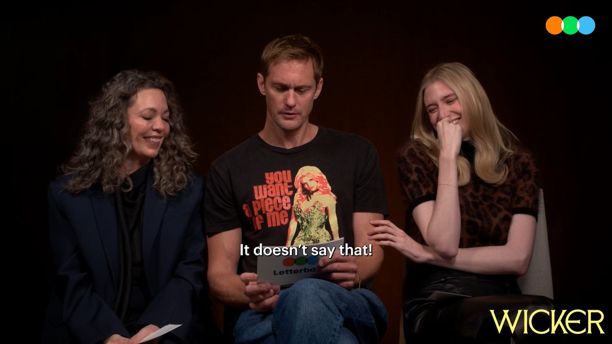 Wicker stars Olivia Colman, Alexander Skarsgård and Elizabeth Debicki read and react to your Letterboxd reviews of the film 🧺 Wicker opens in US theaters on October 23, and will expand to the UK and Ireland on October 30. Watch the full video on our YouTube: