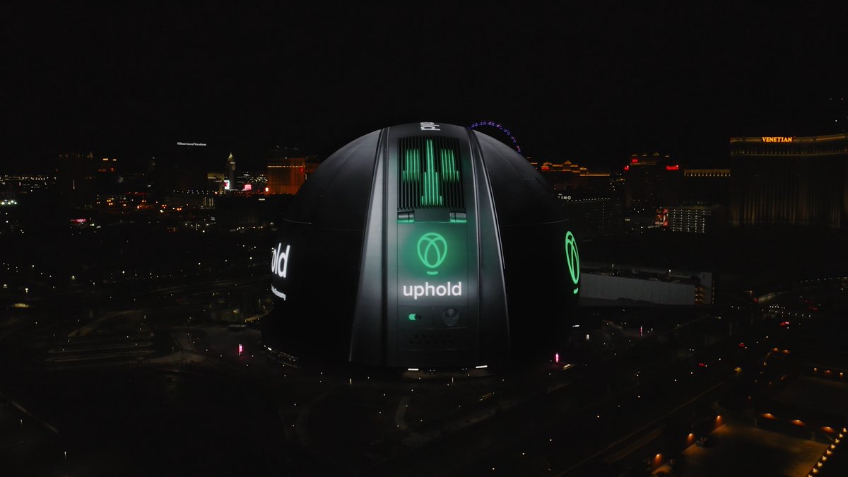 Here’s another angle of our Sphere activation to close out @Money2020. It’s beautiful 🥺…