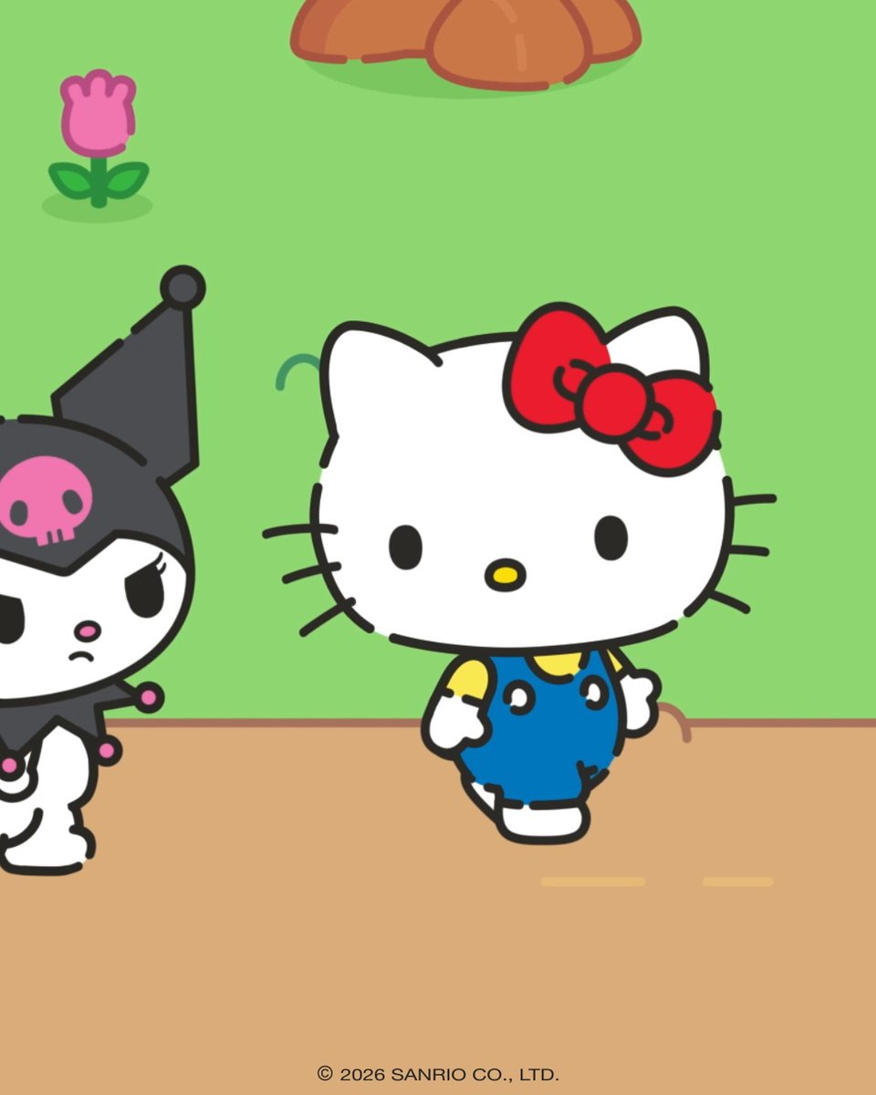 Hello Kitty, Kuromi, and My Melody visit Hangyodon's fortune cookie stand 🥠✨ See what happens when friends team up on the Hello Kitty and Friends YouTube channel!