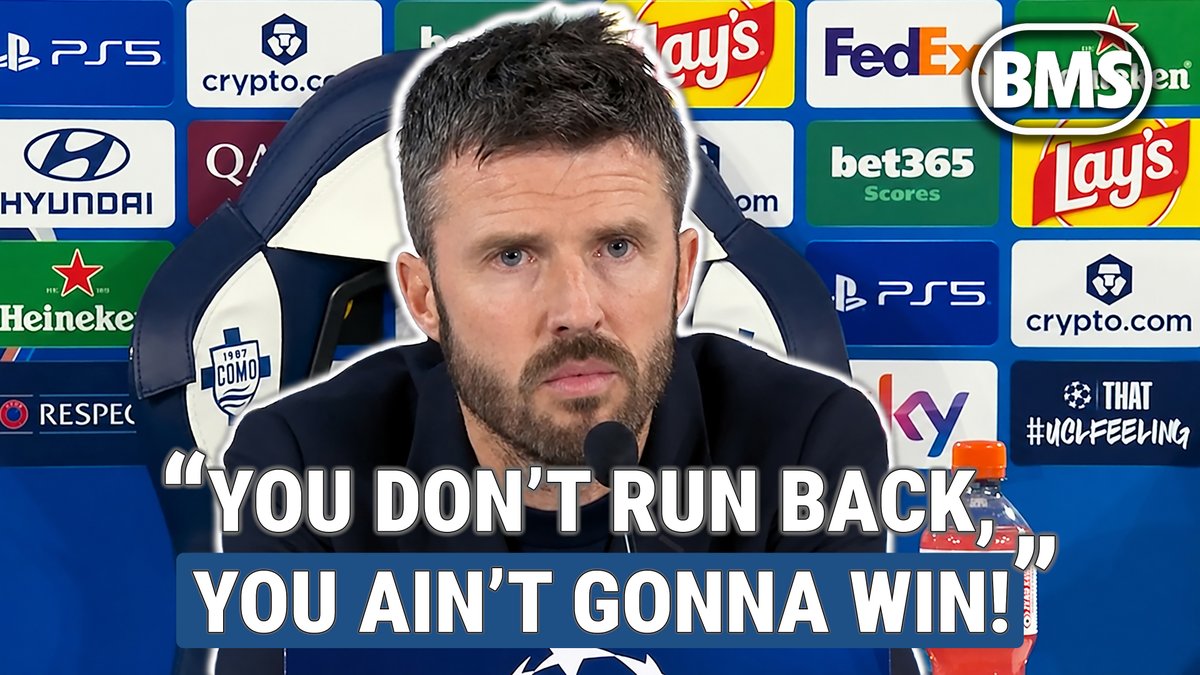 CARRICK: YOU DON'T RUN BACK, YOU AIN'T GONNA WIN!” 😡 Como 4-1 Man Utd 🏆 Champions League