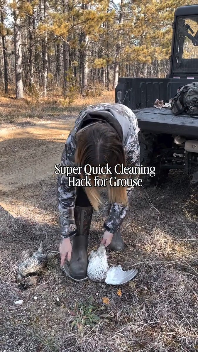 Nice little tip from Breanne Jada, IYKYK!!! 👀👀 📸@breannejada / IG #FindYourAdventure #outdoors #hunting #grouse #grousehunting #wingshooting