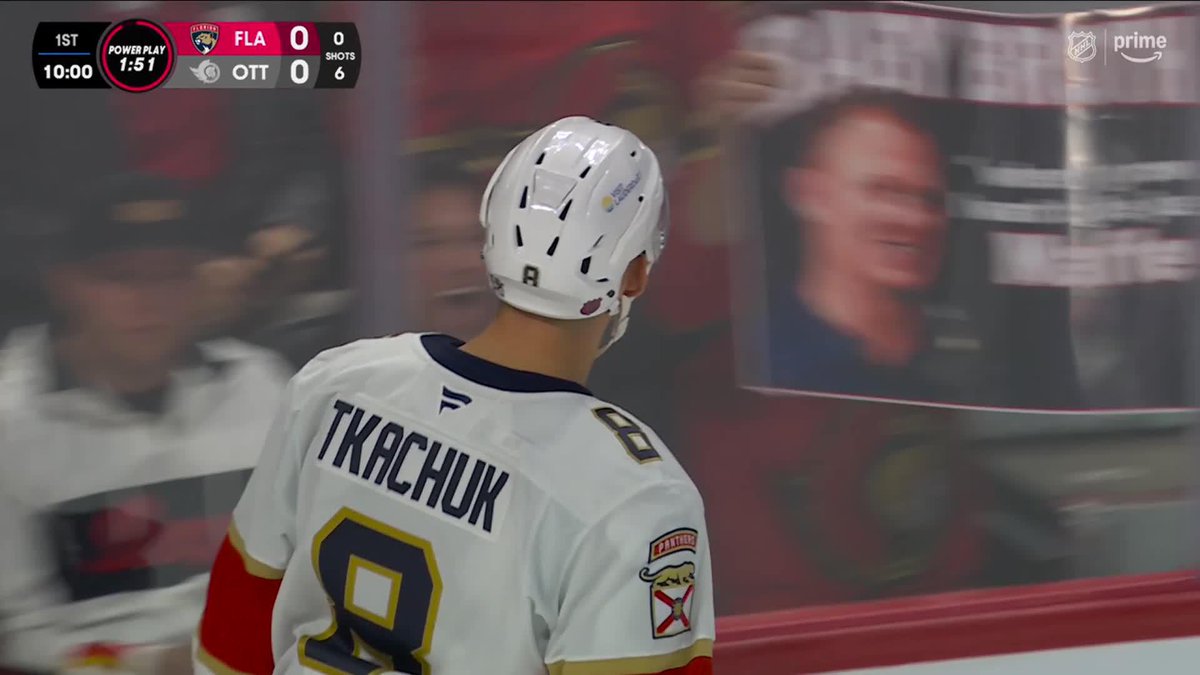 BRADY TKACHUK SCORES IN HIS RETURN TO OTTAWA 🤯 WHAT A MOMENT 🍿