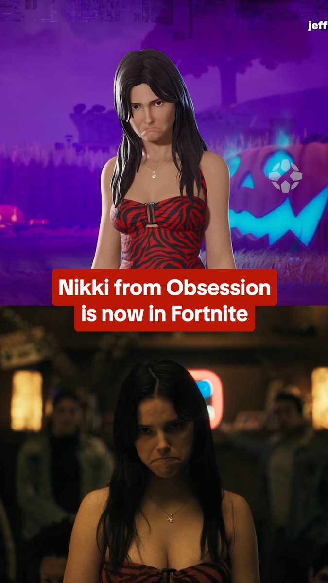 Nikki from Obsession has two different styles in Fortnite: