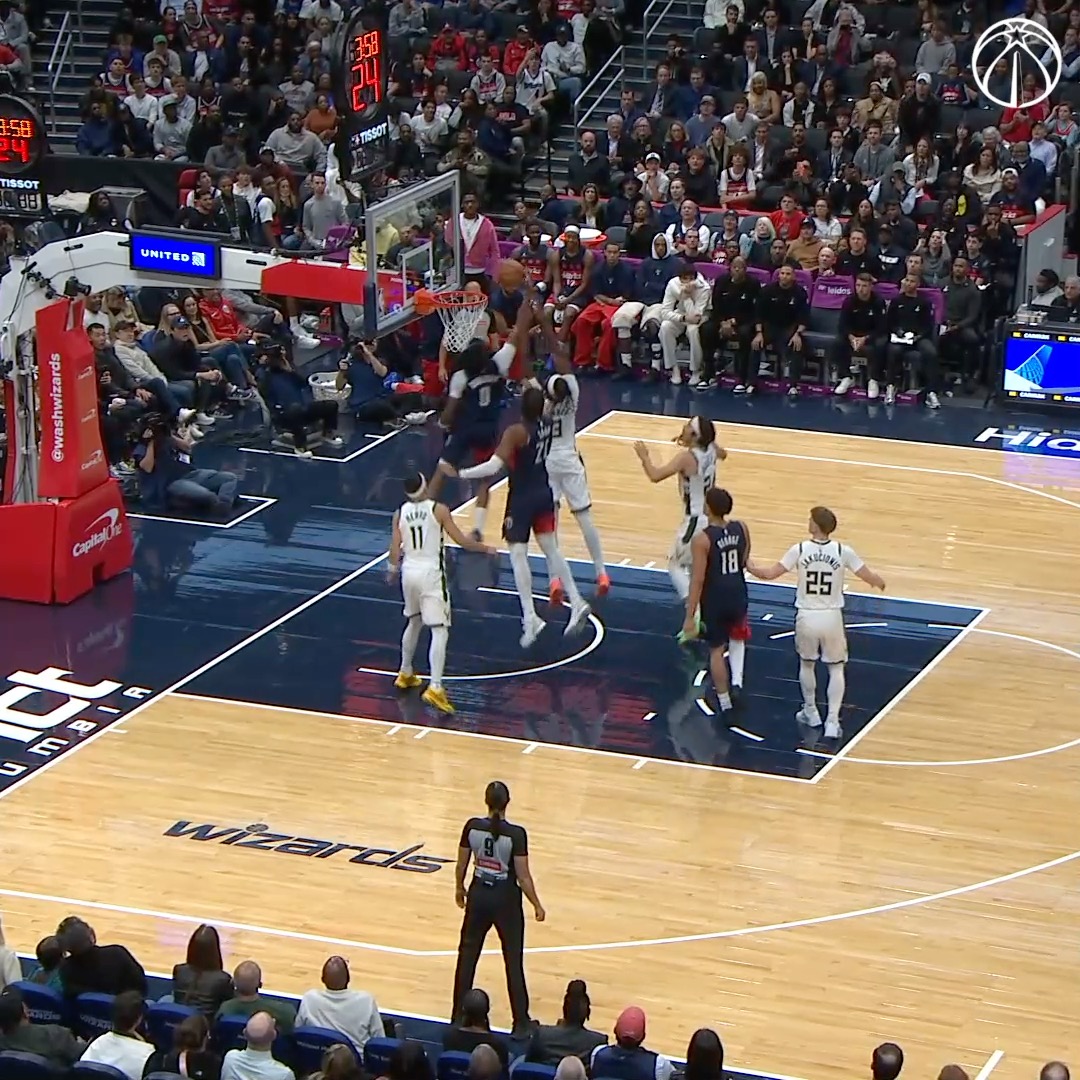 That was a fun season-opening win for the Wizards. They didn’t have AJ Dybantsa and they still scored 128 in a win. Anthony Davis: 34 and 12 Trae Young: 20 and 13 Kyshawn George shined Coulibaly/ Carrington flashed.
