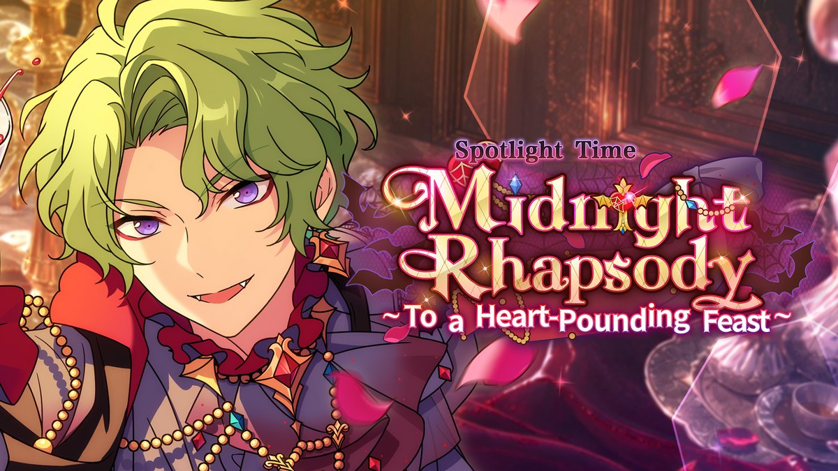 PV Release! Spotlight Time • Midnight Rhapsody For Spotlight Time, Hiyori will spend a day playing Cain the Vampire, the master of a haunted house. Determined to give a flawless performance, he has an idea... Spotlight Time • will be released on October 24!