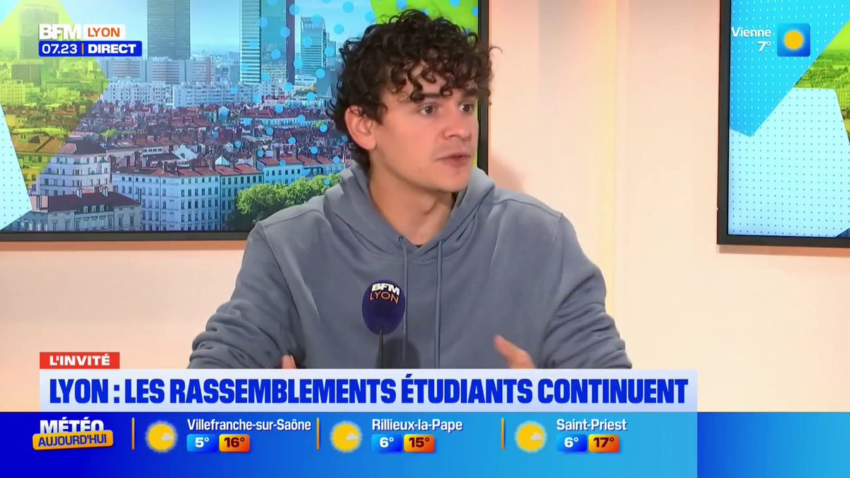 L'UNEF va rencontrer la présidence de l'université ce jeudi après-midi et demander des mesures comme la banalisation du semestre ou des "notes plancher" alors que les cours sont toujours assurés en distanciel sur certains campus à Lyon en raison de la mobilisation étudiante.