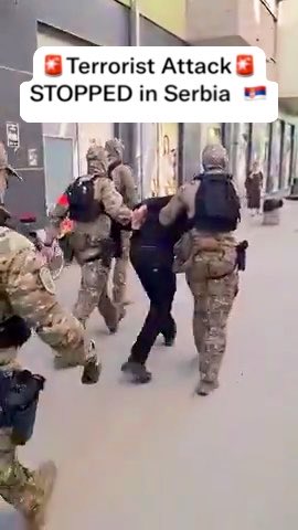 🚨I arrived in Serbia & in less than 24 of being here, they STOPPED a Terrorist Attack. -2 Croatian nationals arrested. Their names & passports have been released. The Serbian Police & Army DO NOT mess around.