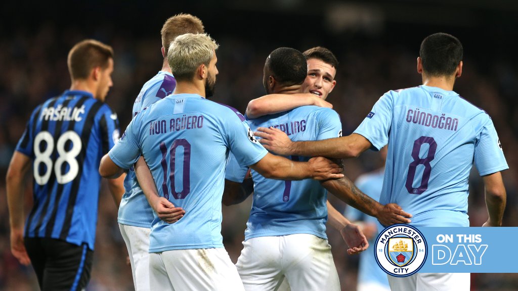 #OnThisDay: #ManCity 5-1 Atalanta [2019] ⚽️ [34', 38' P] Sergio Kun Aguero ⚽️ [58', 64', 69'] Raheem Sterling - ⚽️ [28' P] Ruslan Malinovskyi