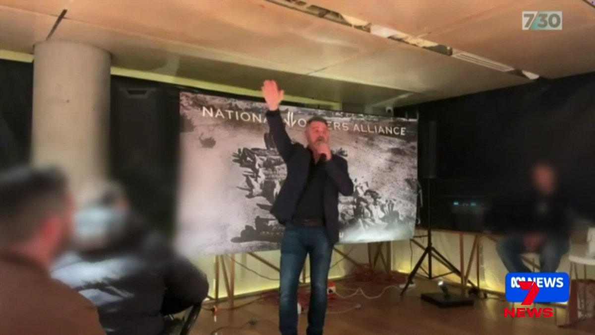 Damien Richardson, a 57-year-old former actor known for roles in Neighbours, Blue Heelers and City Homicide, has been sentenced to a 12-month community corrections order after performing Nazi salute.