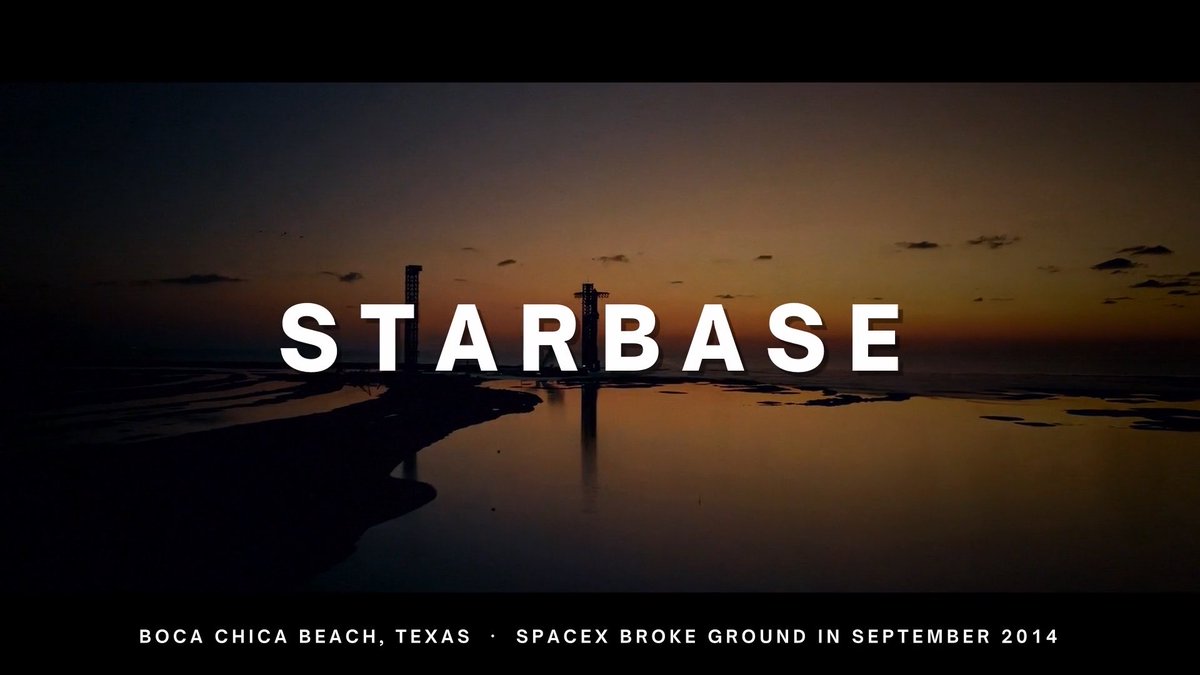 In September 2014, Elon stood under a tent on an almost empty beach at the very tip of South Texas, waves crashing just over the dunes, and broke ground on a launch site. In May 2025, he stood in front of a crowd at that same corner of Texas and said it plainly: "not that long ago, there was basically nothing here." Now it's a city. Literally. On May 3, 2025, Starbase voted to incorporate, 212 to 6. In Elon's words, "the first new city made in America in I think quite a few decades." I love the "I think." Even his victory laps come with error bars. What gets me is how it got there. One of the first things to fly was Starhopper, a stubby steel tank on legs that he calls "the original sort of Mad Max rocket." In August 2019 it hopped 150 meters. Then came prototypes that flew, flipped and sometimes exploded in full public view, right next to a public highway. That's his pattern. Pick the thing everyone says is impossible, build it in the open, break it, learn, build the next one, and keep going until the laughing stops. "In the space of about five or six years... we've built a small city... and a gigantic rocket factory for a gigantic rocket." Then in October 2024 the rocket came home and the launch tower caught it. His reaction: "it's really mind-blowing that the SpaceX team has been able to catch the largest flying object ever made multiple times." My favorite detail? You can just go and look. Anyone interested in seeing the largest flying object on Earth "can come here anytime they want and just drive down the public highway and see it." Name another place where you can watch the future get welded together from your car window. Why does a sandbar in Texas matter to me, thousands of kilometers away? Because it proves you don't need permission to build the future. You need a team, a beach, and the stubbornness to stay on it. The mission hasn't changed since the groundbreaking: "to take humanity and civilization and life as we know it to another planet for the first time in the 4 and a half billion year history of Earth." And the line I keep coming back to: "we can be out there among the stars making science fiction no longer fiction." From empty dunes to a city that builds Mars ships. I made a short film about it.