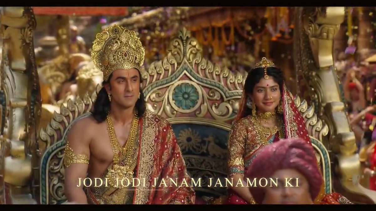 What a song.. This will be permanent song of every indian marriage from now #Ramayana