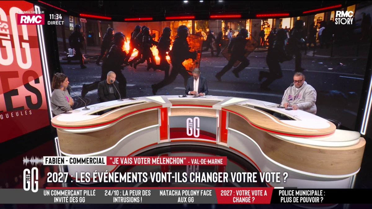 ☎️ "Après ce week-end, je vais clairement voter LFI. L'élément du 17 octobre, c'est la colère. Et pour que ça s'arrête, il faut des réponses aux revendications. Le RN, on ne les entend jamais" confie Fabien au 3216. #GGRMC