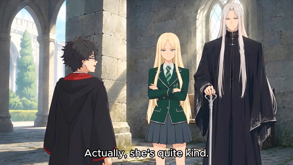 Malfoid & Harry 💚 | Meeting with the Father This video was made with OiiOii AI #malfoy #harrypotter #malfoid #animation