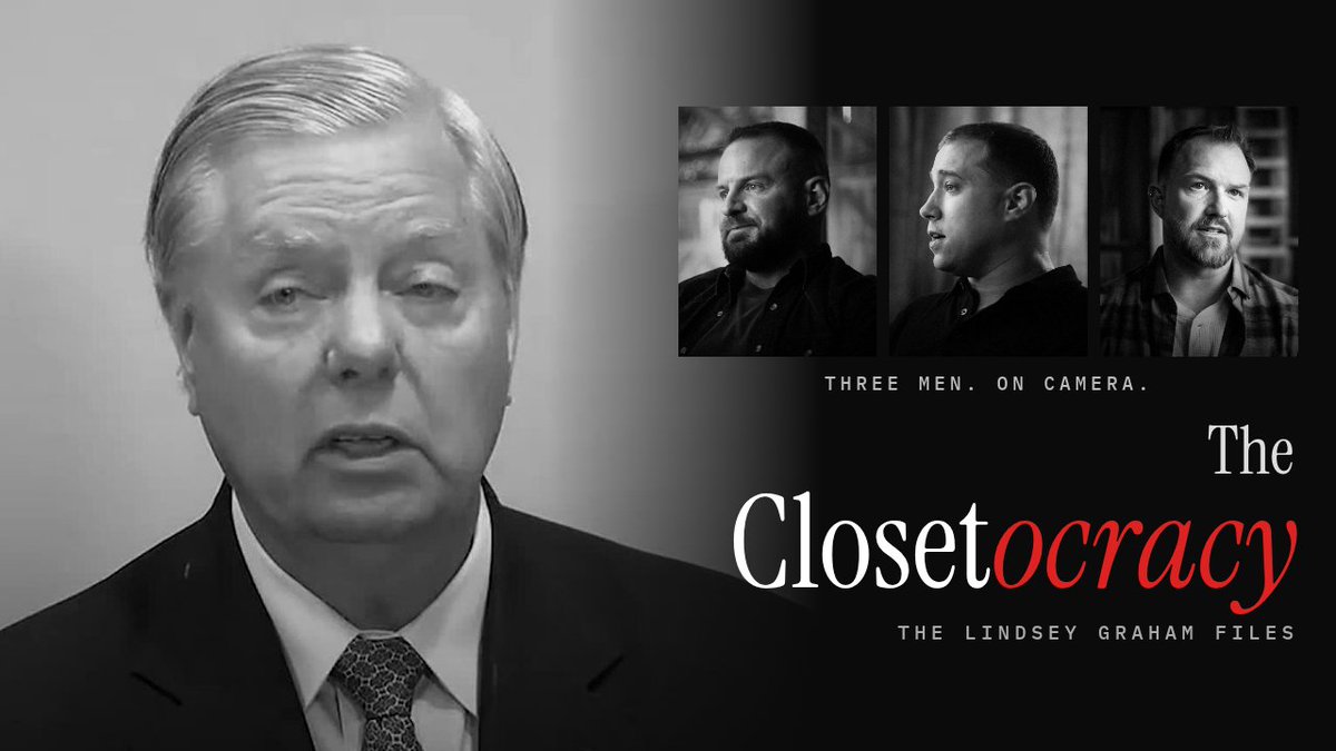 BREAKING: Three male escorts say the late Republican Senator Lindsey Graham paid them for sex. One of them was reportedly 17 at the time. Below is our full documentary on their stories: