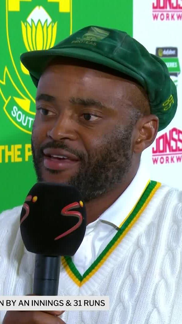 A career-best score and a Test win at St George's Park 🇿🇦👏 Temba Bavuma reflects on the second Test 🎙️ #SAvAUS | #SSCricket