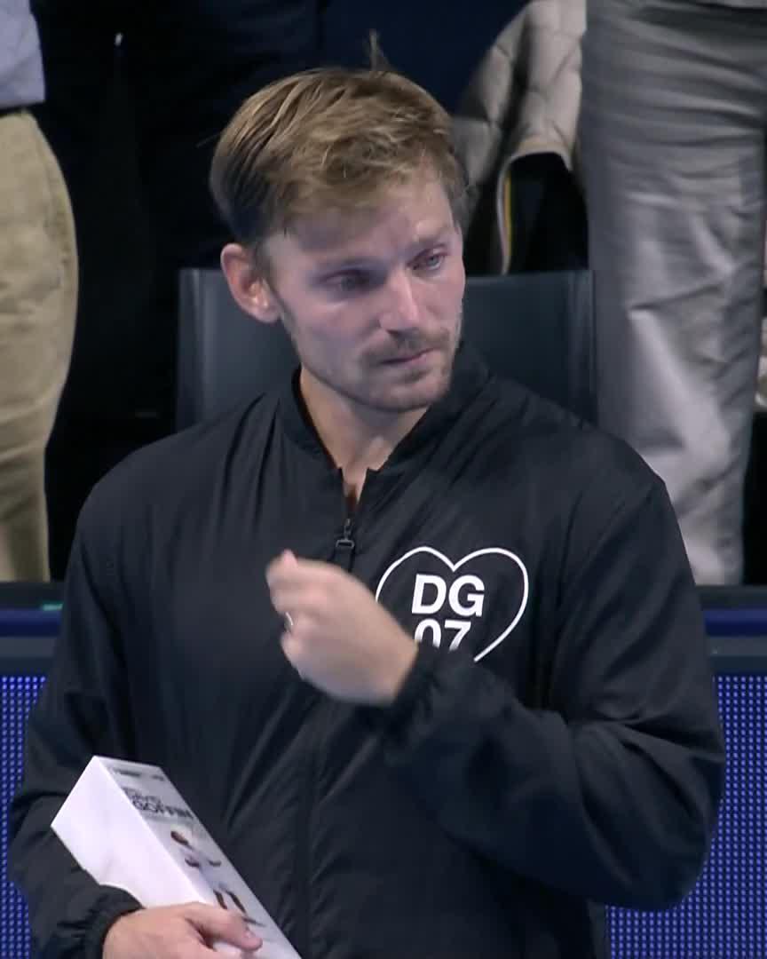 All the emotions 🥲 Congrats on an amazing career, David Goffin! #BNPPFEuropeanOpen