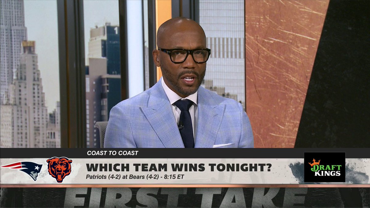 “[Caleb Williams’] game is on such a high level.” Louis Riddick is sold on the Bears ahead of their matchup tonight against the Patriots ⬇️