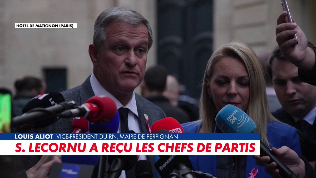 Louis Aliot, vice-président du RN et maire de Perpignan, s'exprime avant le congrès du RN : «S’il y a de la casse à Orléans, ce sont Olivier Faure, Marine Tondelier et tous les autres qui en porteront la responsabilité.» Toute l'info est à retrouver sur