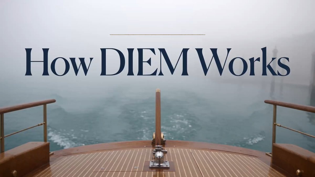 What is DIEM? DIEM is Venice's token for AI inference. Stake it in your Venice account and each DIEM becomes a dollar of recurring daily AI credits. Here's a walkthrough: