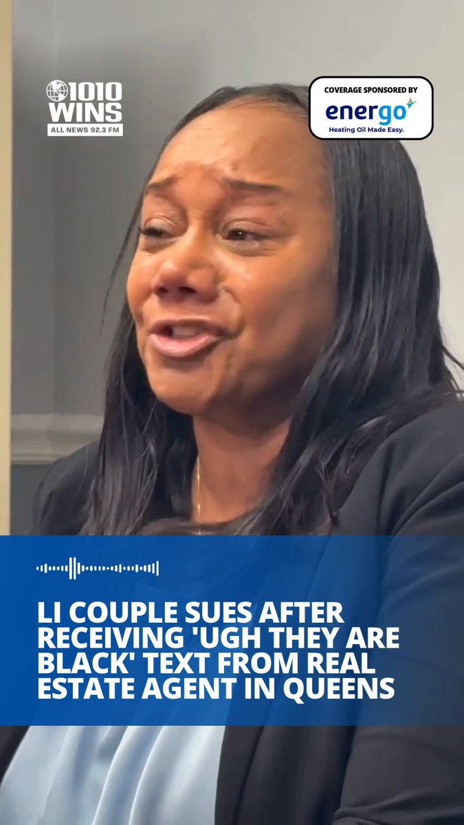 UPDATE: The couple's attorney, Kenneth Mollins, says Douglas Elliman has fired the real estate agent. ## A Long Island couple is suing after they said they received a text message from a real estate agent while searching for an apartment in Queens that said, “ugh they are black.” According to the lawsuit, the realtor apparently texted the couple instead of the owner of the apartment in Flushing. Lisa Renee Olaso said she and her fiancé had driven up from Delaware to view the apartment, as they were relocating to New York. They have since found a home in Commack. She said she received the text message as they were getting out of the car to meet the agent. When she confronted the agent, the agent tried to unsend the message but was unable to. She said the agent apologized, “and I appreciate that, but it doesn’t change the pain.” “It doesn’t take away people who on social media had to read that and see that we’re still having to deal with this unnecessary discrimination, prejudice and racism in 2026,” she said. The couple said they’re not looking for money but for their story to be told. “This is why I wanted to talk to an attorney to just see if there is any way to avoid anyone feeling the way I feel right now and the way that I felt when that took place,” Olaso said. The lawsuit was filed in Queens alleging violations of state and federal discrimination laws. 1010 WINS has reached out to the realtor and her company for comment but has not heard back. 🎤 Sophia Hall reports 📸 Sophia Hall 🎤 sophia_b_hall reports 📸 Sophia Hall