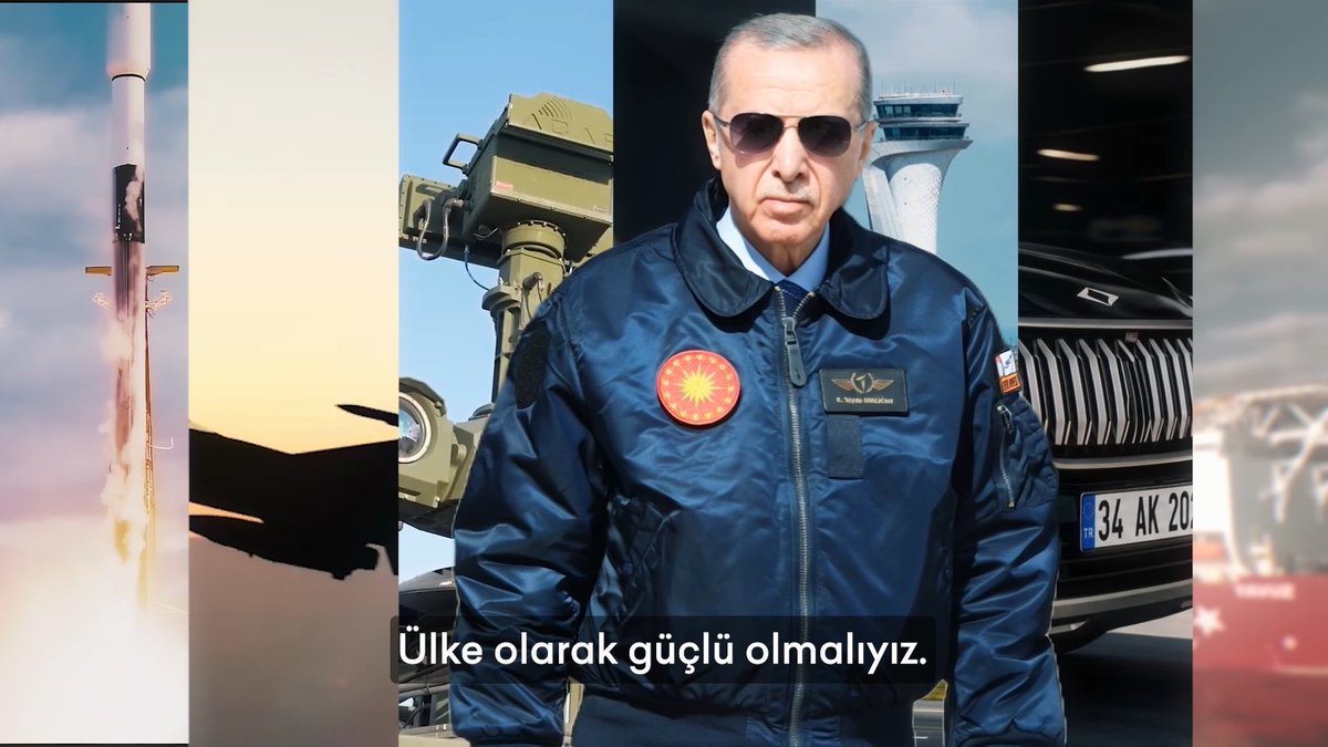 Dünyada sözü dinlenen, hedeflerine kararlılıkla ilerleyen ve geleceğini kendi tayin eden Türkiye! 🇹🇷 Cumhurbaşkanımız Sn. Recep Tayyip Erdoğan'ın liderliğinde, daha güçlü yarınlara ilerlemeyi sürdüreceğiz. #GüçlüMilletGüçlüTürkiye