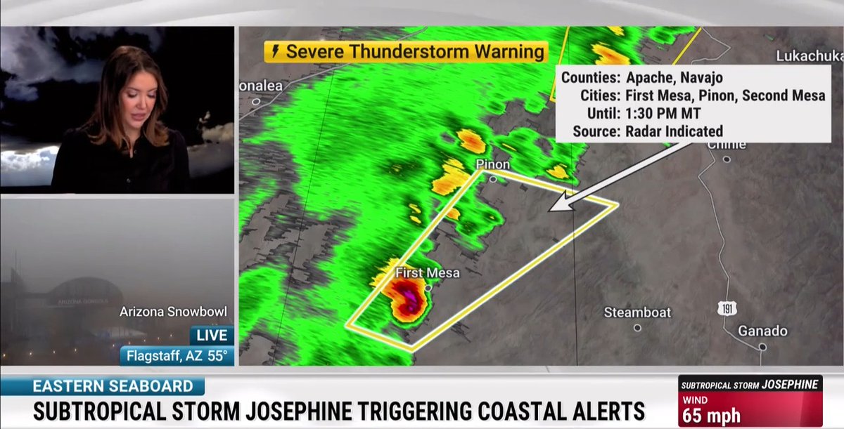 Severe storms are racing across the Southwest at 45-50 mph, with large hail and flash flooding possible. We're tracking these storms with live updates on The Weather Channel: