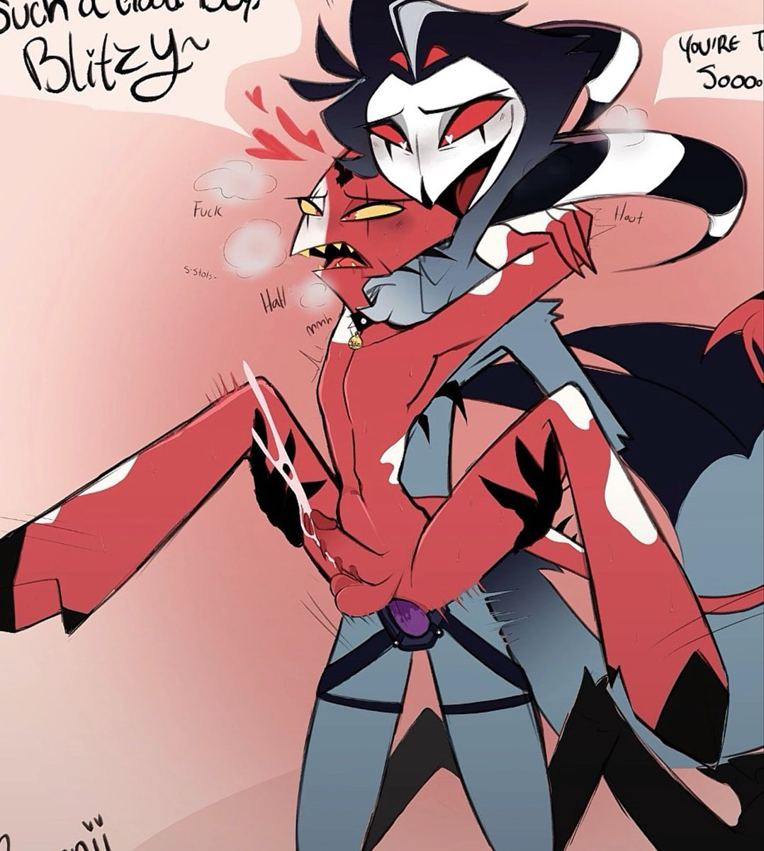 Stolas loves to peg blitzo🤤 Art by: blitzø hoof enjoyer || Bunnie 🔜 LVLUP Blitzo: Me! Stolas: SpicyRabbitVA - COMISSIONS OPEN (1/5) #HelluvaBoss #StolasHelluvaBoss #BlitzoHelluvaBoss #impressions #voiceover #nsfw #pegging #stolitz