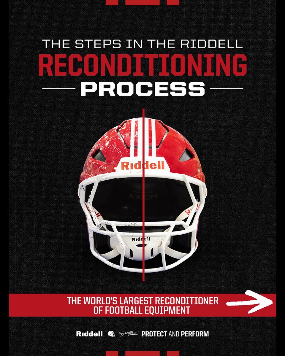 Every step matters. Every detail counts. Inside the Riddell reconditioning process.