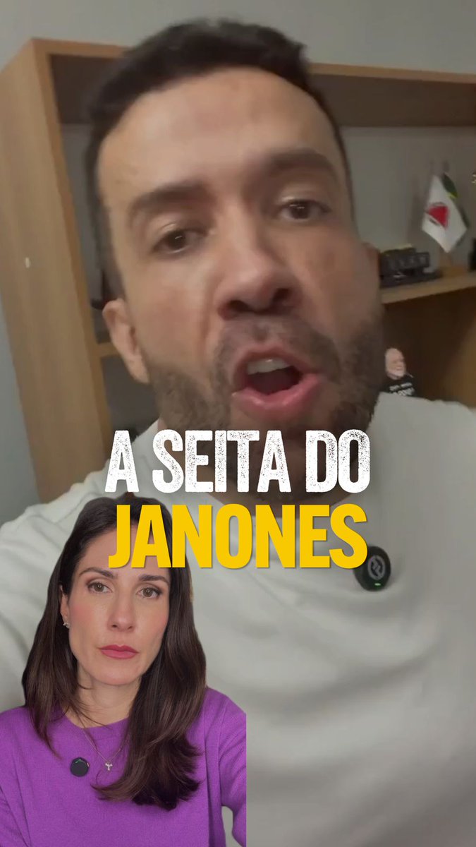André Janones criou uma seita. Literalmente. O fato de esse homem ser braço da campanha do Lula é mais um motivo para tirá-lo de lá. Domingo, é Flávio 22!