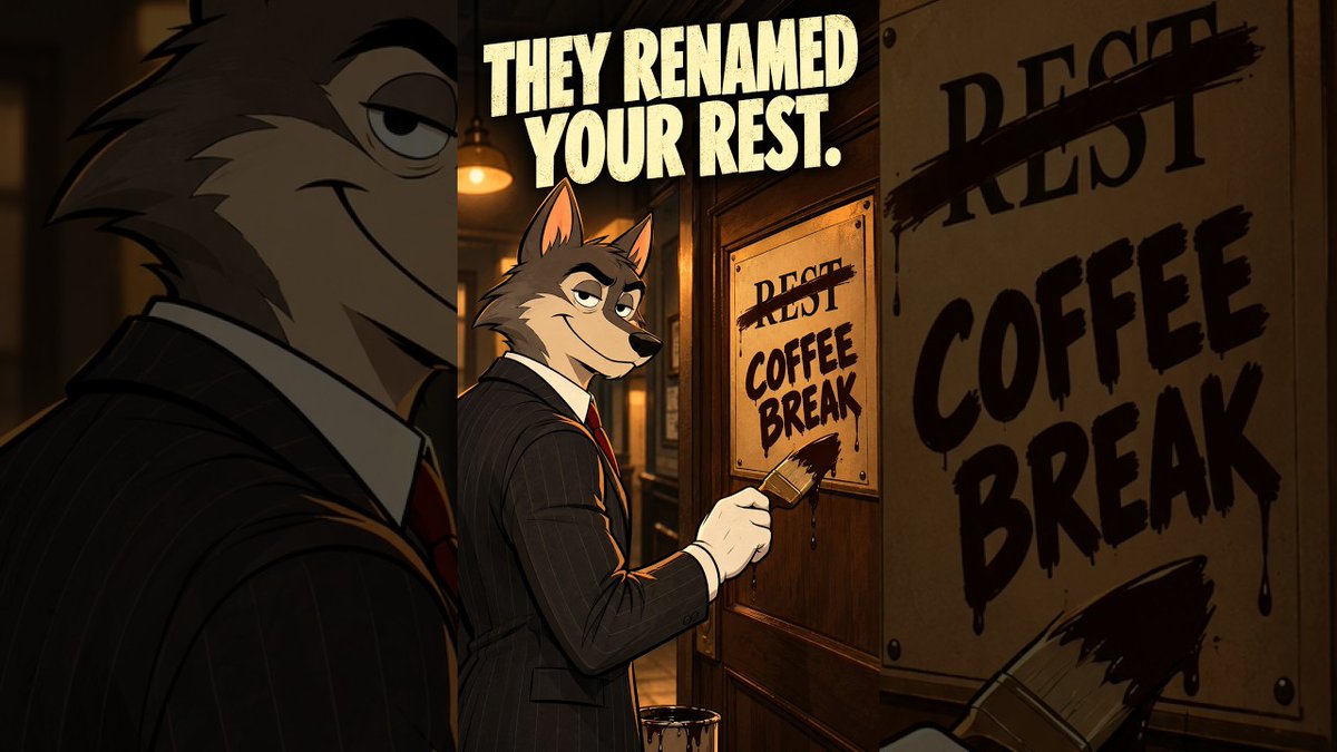 Nobody ever asked if you wanted coffee with your rest. In 1952, coffee sellers gave your break a product’s name. Your boss kept the minutes. Watch. Learn. Go quiet. 🐺 📖 The 7 levers they use on all of us (free guide): 🎬 Made with Higgsfield AI 🧩 👇 #coffeebreak #coffee #history #psychology