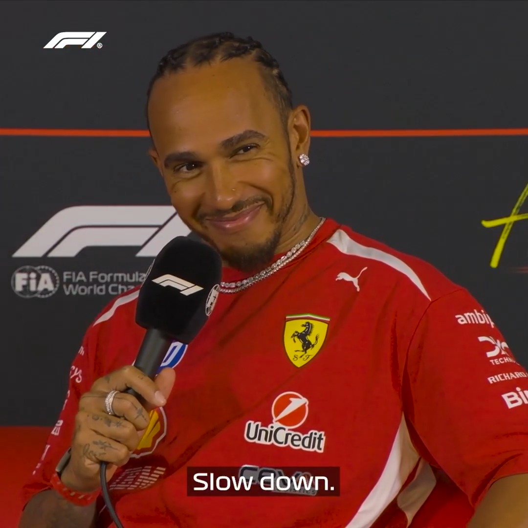 Sound advice from Lewis to Kimi 😅