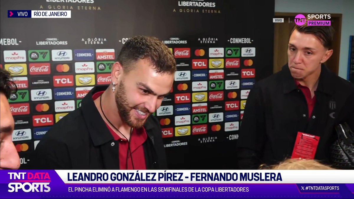 "¿CÓMO SE VA A RETIRAR?" 😅 La divertida respuesta de Leandro González Pirez sobre el futuro de FERNANDO MUSLERA luego de que sea el héroe de ESTUDIANTES en el Maracaná: "Está más vigente que nadie". 🎙️: Marcos Bonocore #Libertadores