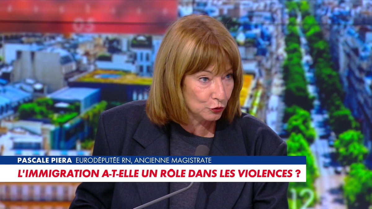 Pascale Piera, eurodéputée RN et ancienne magistrate, revient sur le rôle de l'immigration dans les violences : «L'Histoire nous présente l'addition de dizaines d'années de laxisme», dans #HDPros Toute l'info est à retrouver sur