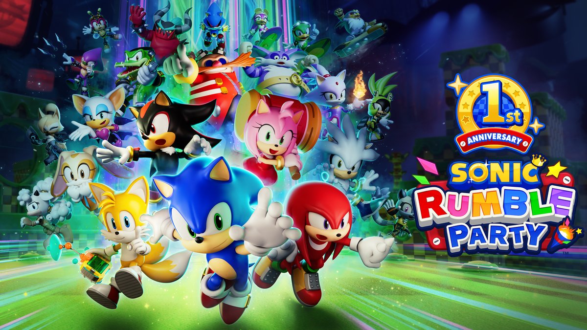 /／ 『ソニックランブル パーティ』1周年記念 リニューアルトレーラー公開！🎉 \＼ 1周年に先駆けて最新映像を公開！ キービジュアルも新しくなりました✨ 本日開始のシーズン11以降の展開もお楽しみに！👀