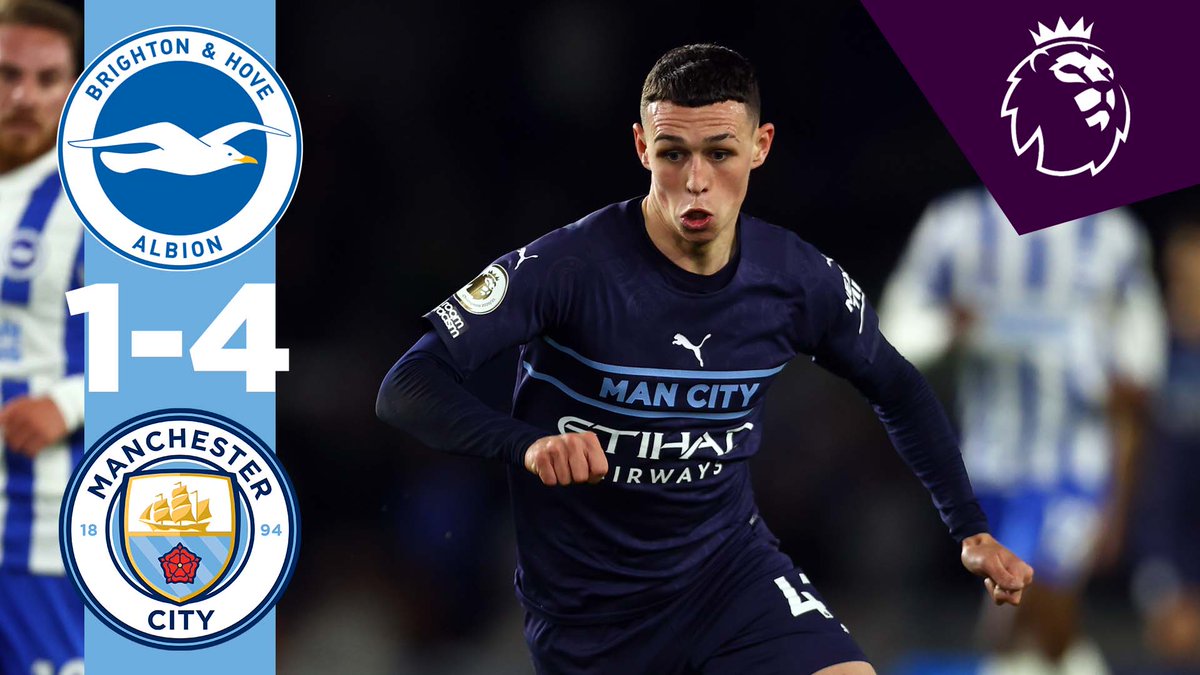 Brighton 1-4 #ManCity, five years ago today. 😍 ⚽️ [81' P] Alexis Mac Allister - ⚽️ [13'] Ilkay Gündogan ⚽️ [28', 31'] Phil Foden ⚽️ [90+5'] Riyad Mahrez