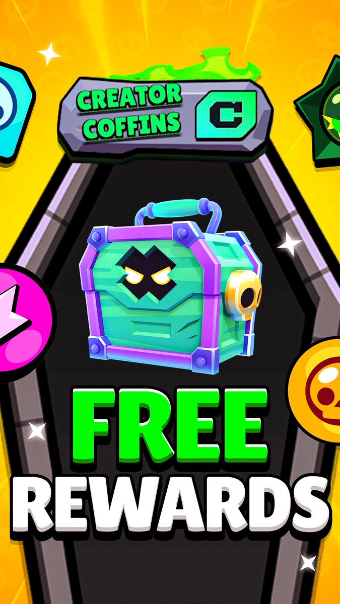 New #CreatorCoffins Event is coming and everyone can earn daily rewards by using code AshBS! Join my community as we complete all daily tasks together and unlock all the rewards starting October 26th! 🔥 #BrawlStars #CreatorCoffins