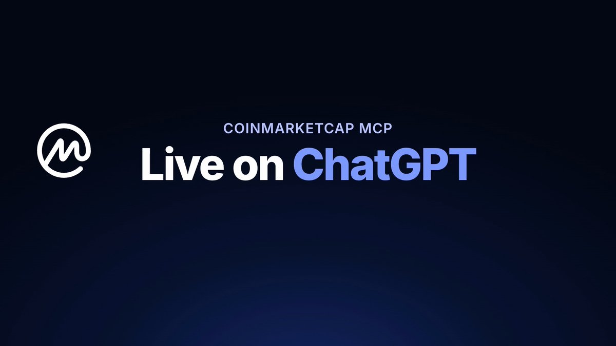 How does your token stack up against Bitcoin? 👀 Find out with CoinMarketCap on ChatGPT: now with live, visual data cards. 🔹 Compare tokens 🔹 Check live prices 🔹 Get a market overview 🔹 Explore upcoming events Try asking: “Compare BTC, ETH and SOL.” Check it out now 👉