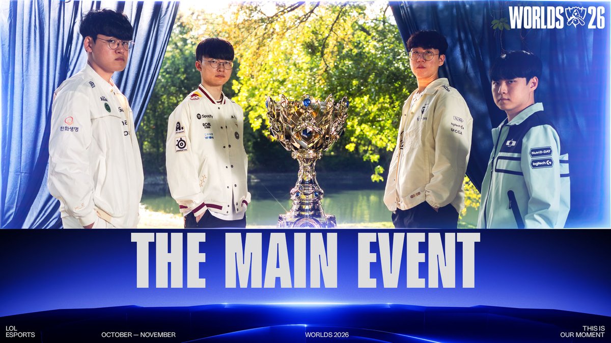For some people, Worlds is the stage they've always dreamed of reaching. For others, it's where they've achieved their dreams. THIS IS OUR MOMENT. The #Worlds2026 Swiss Stage kicks off TODAY!