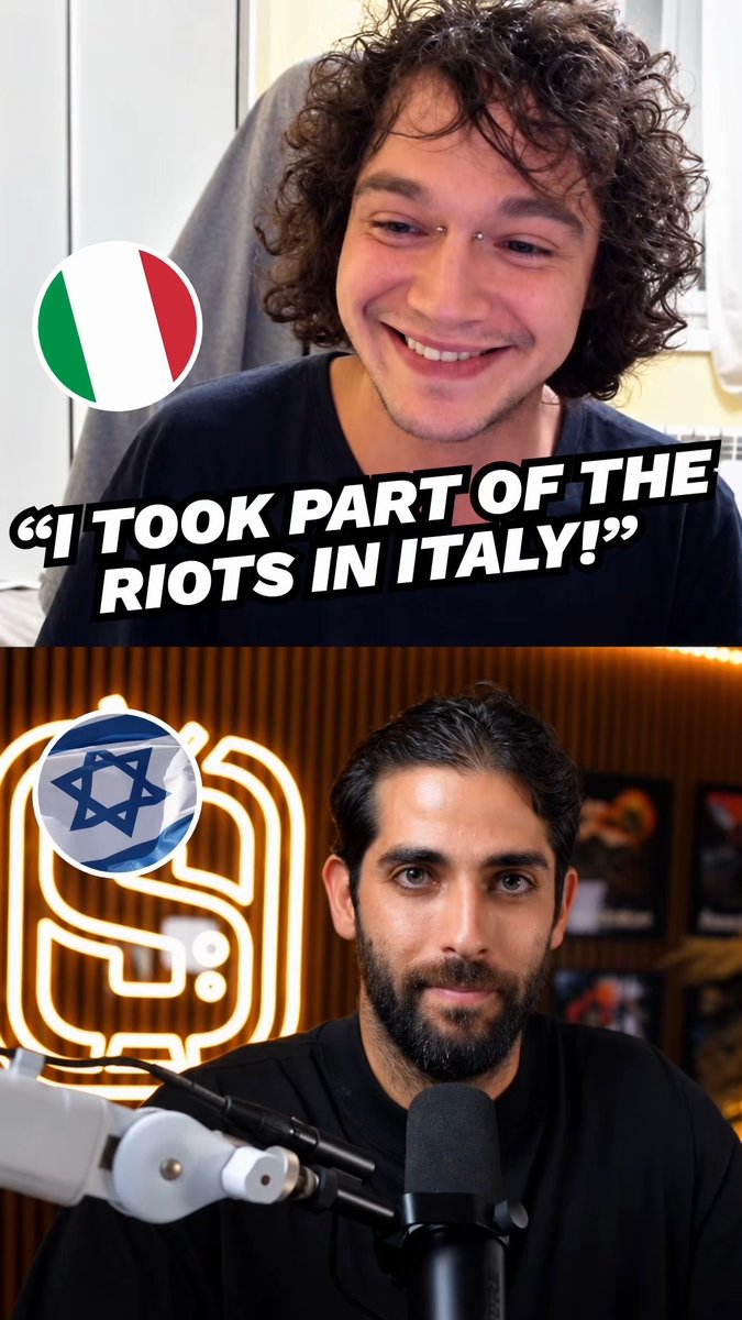 🇮🇹Italian rioter tells SaharTV why he took part in the riots…