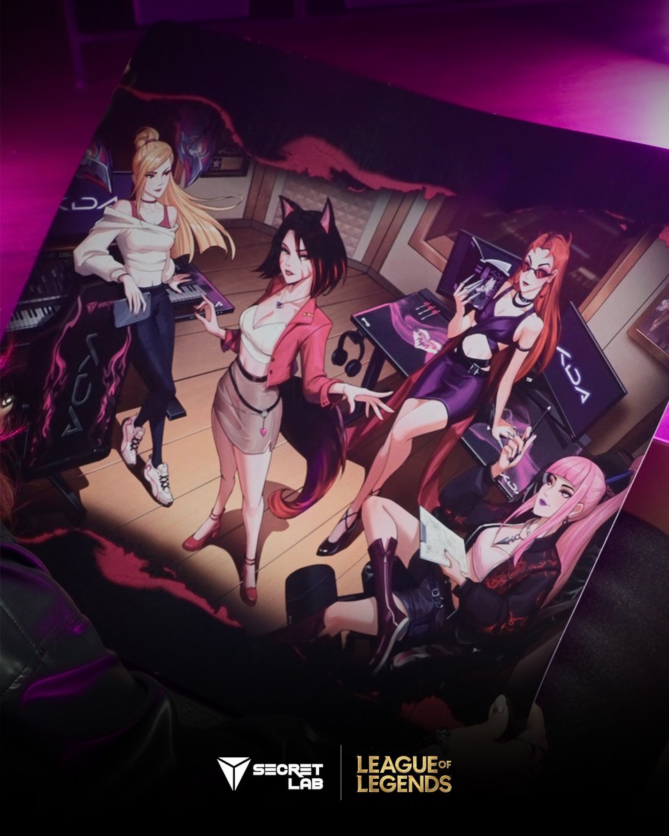 Some looks deserve a second take. Step into the spotlight and see the full Secretlab K/DA FIRESTARTER look come together. BLADES, are you ready for a little drama? #kda #leagueoflegends