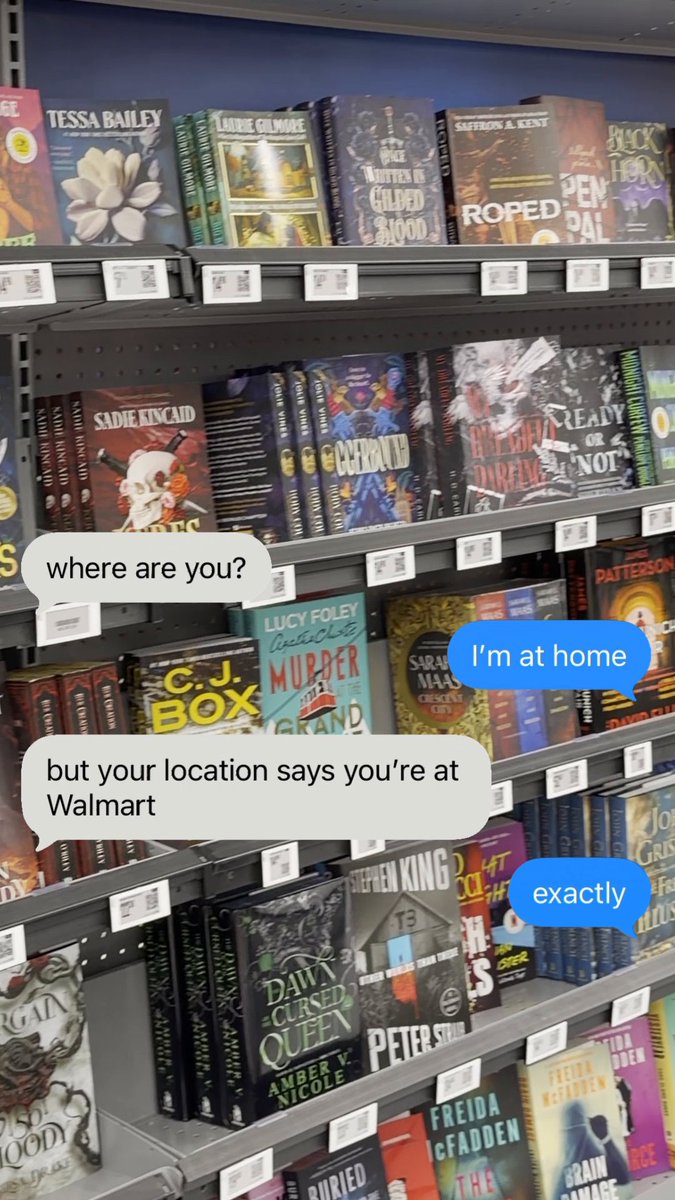 Plotting my Walmart run for when ACOTAR 6 drops