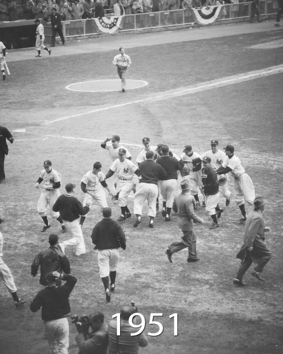 Watch 75 years of World Series final out and walk-off celebrations in less than 60 seconds 🏆