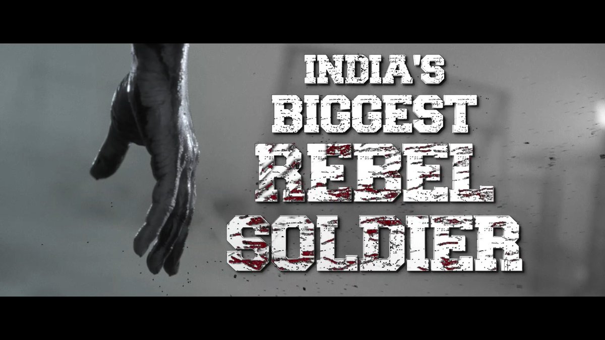 INDIA'S BIGGEST REBEL SOLDIER🔥 #Fauzi special promo for Prabhas's birthday 🥶