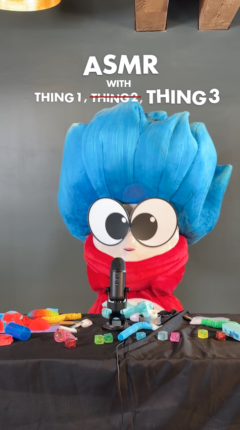 Last week's TikTok livestream brought soothing sounds with Thing 1 and Thing 3. 🎙️🔔 Are you ready for the next one today at noon?