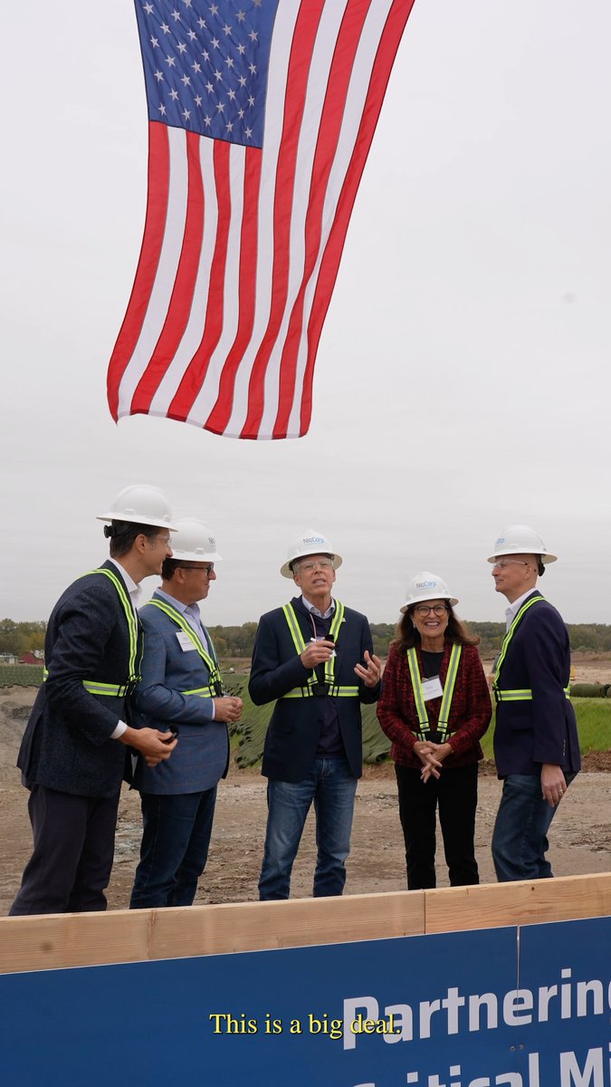Thanks to President Trump, critical minerals will be mined IN THE USA! 🇺🇸⛏️