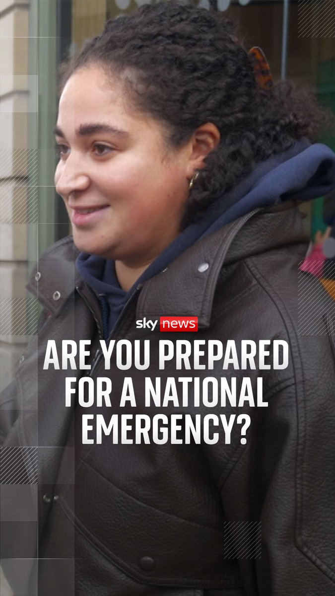 The government has published new advice on being ready for emergencies, including stockpiling enough food and water to last three days. Sky correspondent Shingi Mararike asked members of the public if they are stockpiling ⬇️ Read more: