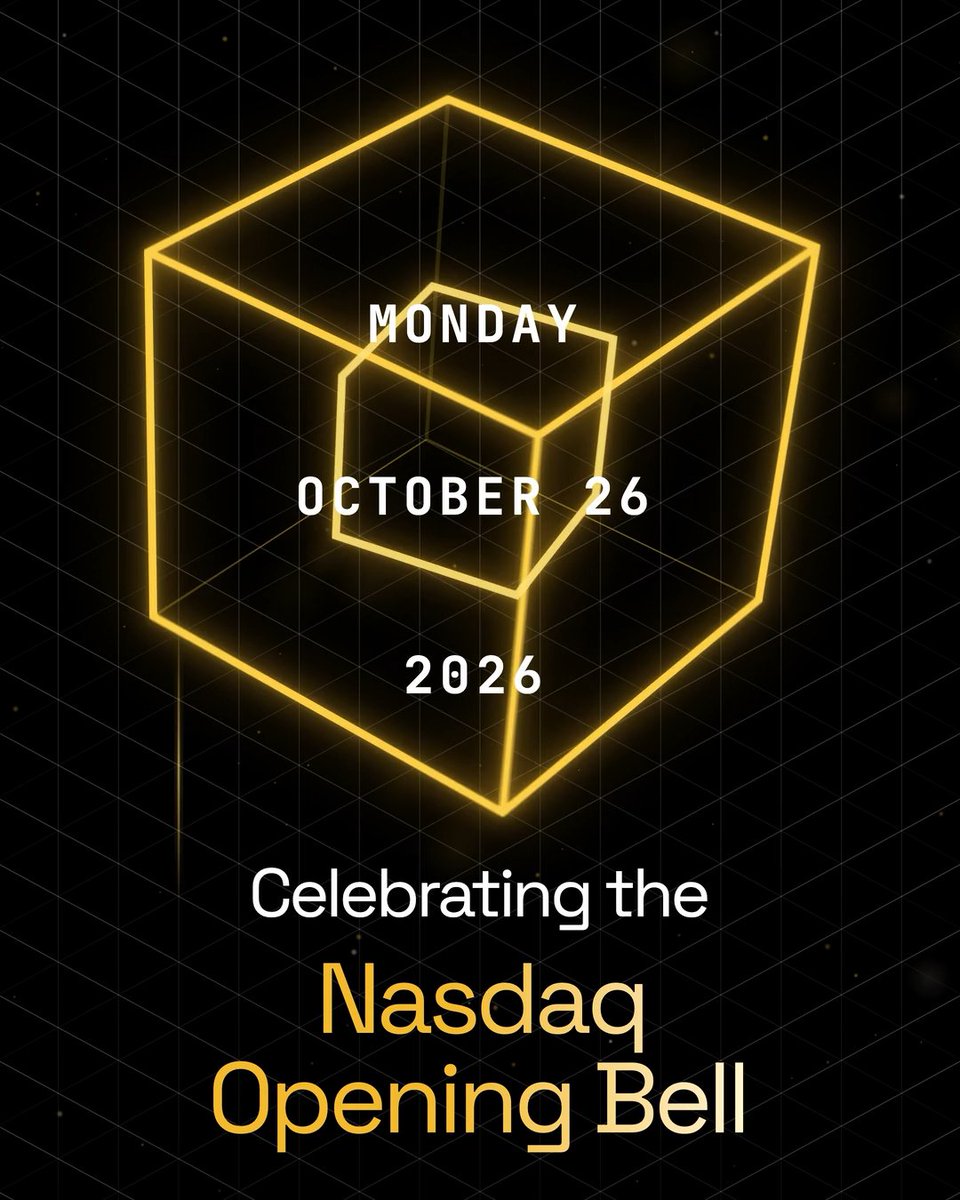 See you Monday, Nasdaq. 🔔 BNB Standard $BNC rings the Nasdaq Opening Bell on Oct. 26 at 9:30 a.m. ET, live from Times Square. Tune in starting at 9:15 a.m. ET 👇 NasdaqExchange