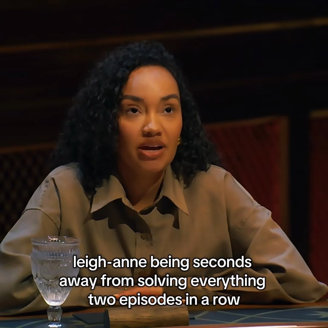 even hannah fry has said she’s impressed with how accurate leigh-anne has been 😭 #celebritytraitors